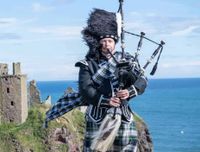 The Highland Bagpipes.