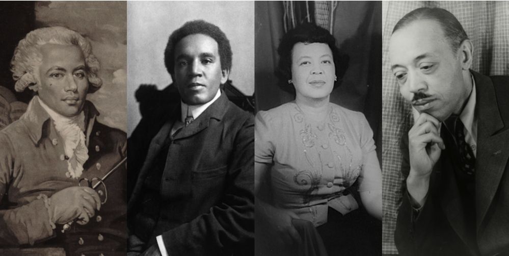 Joseph Bologne.Samuel_Coleridge-Taylor.Margaret Bonds, William Grant Still.jpeg