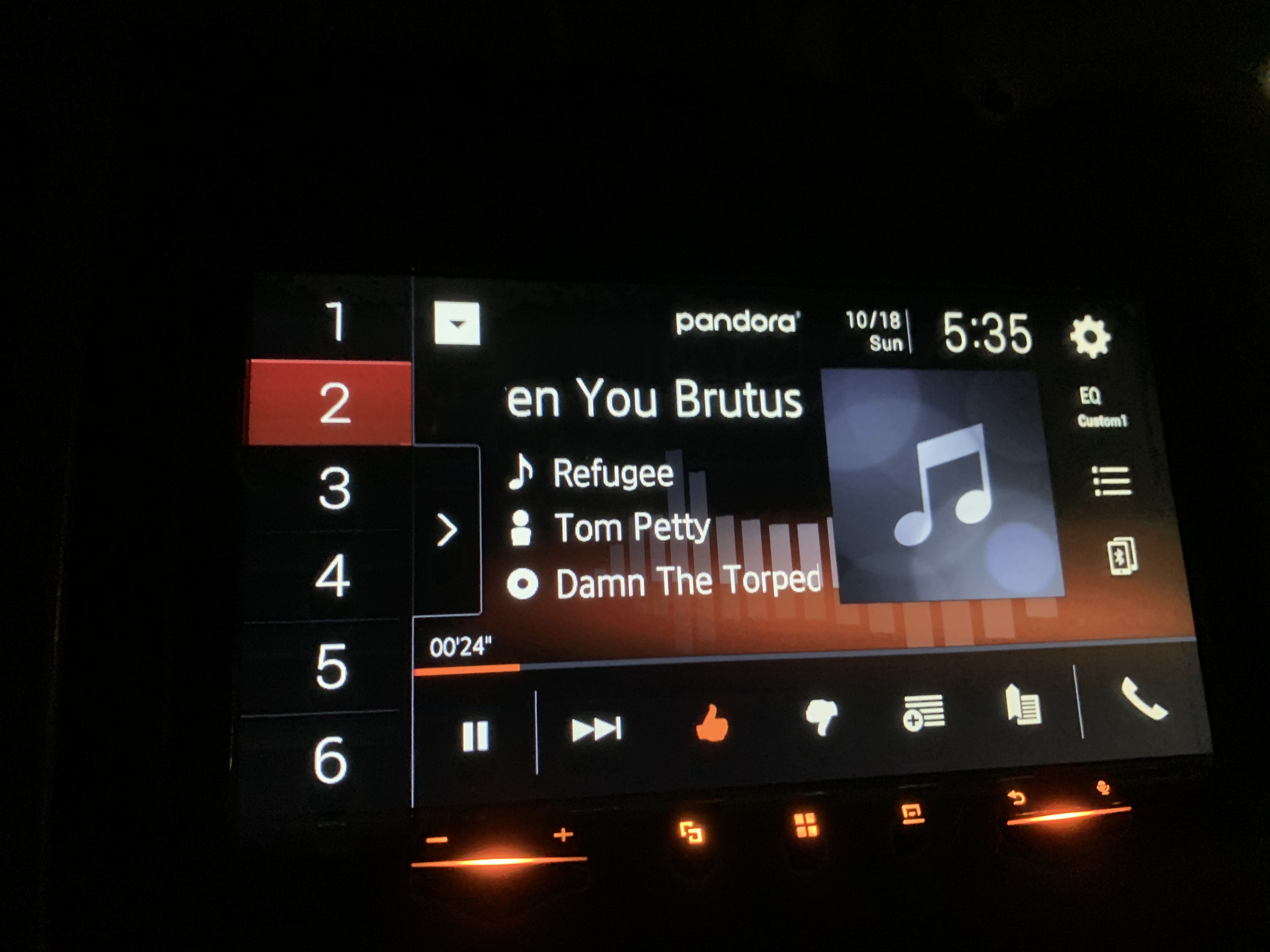 streaming pandora in my car