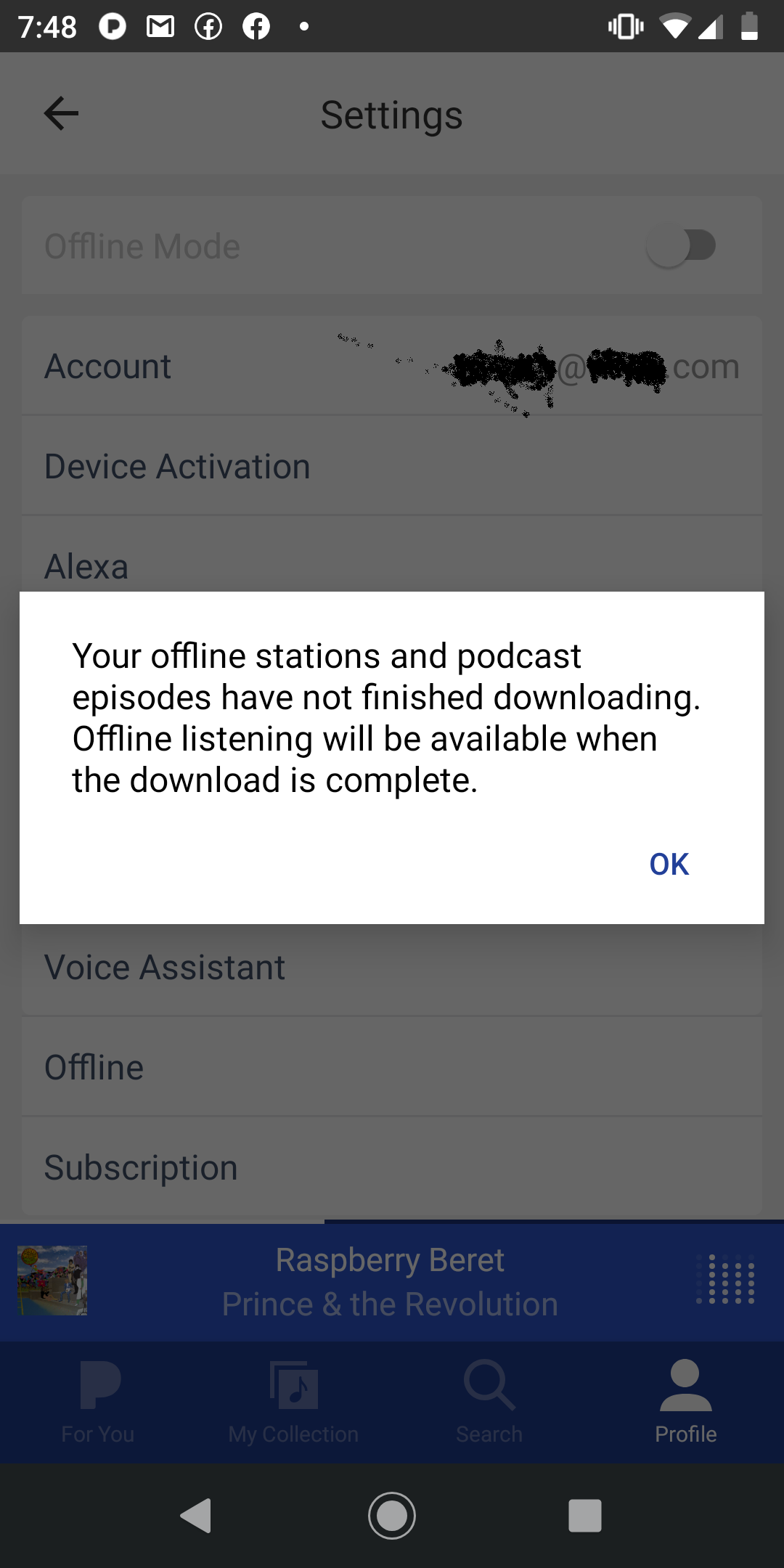 Solved Android Thumbprint Radio No Longer Available Pandora Community