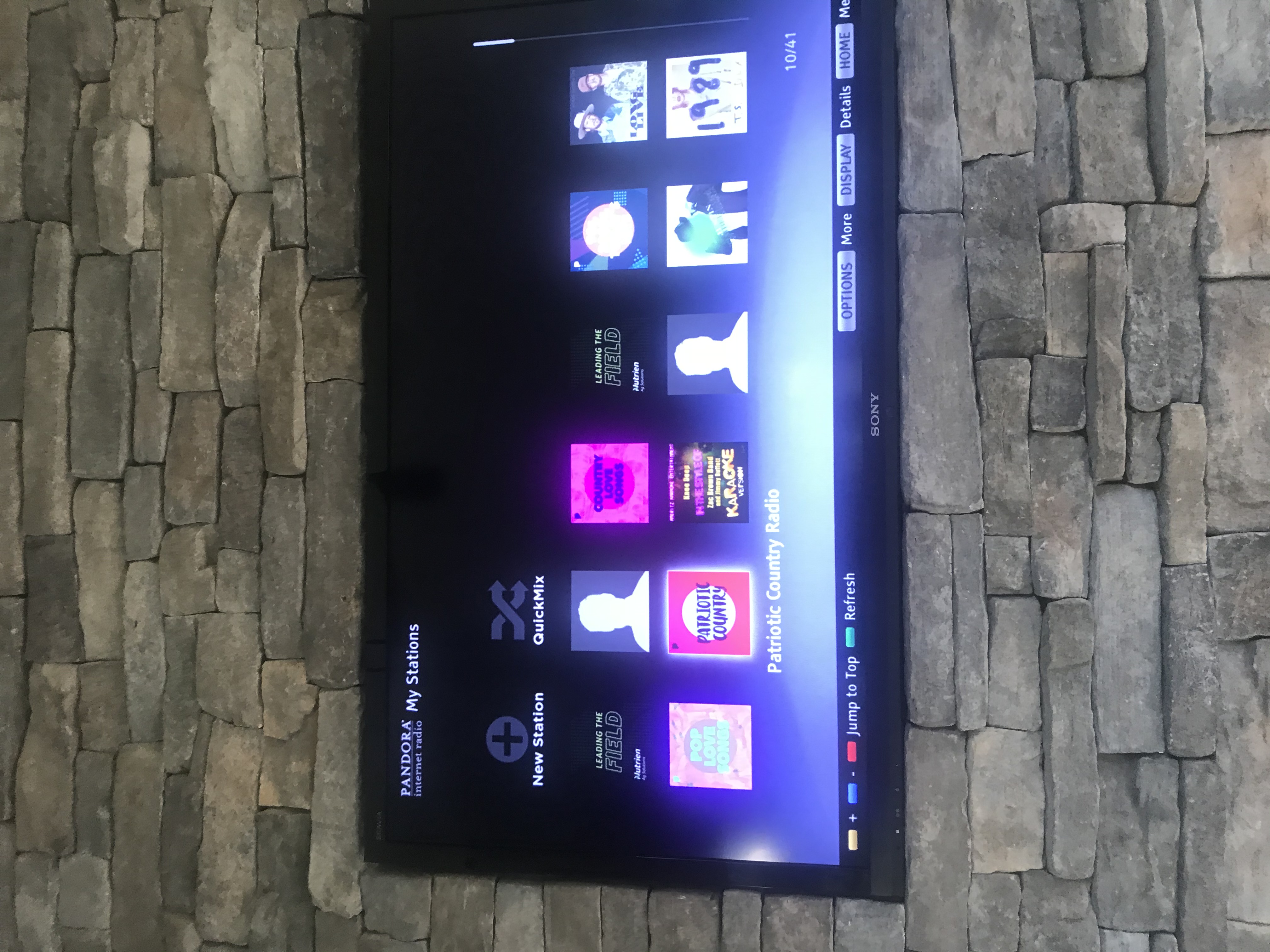 Android TV Sony Pandora Unable to Load Pandora Community
