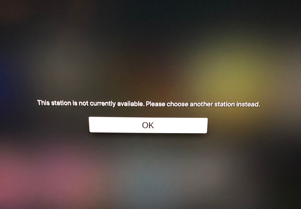 Pandora on Apple TV error.jpg