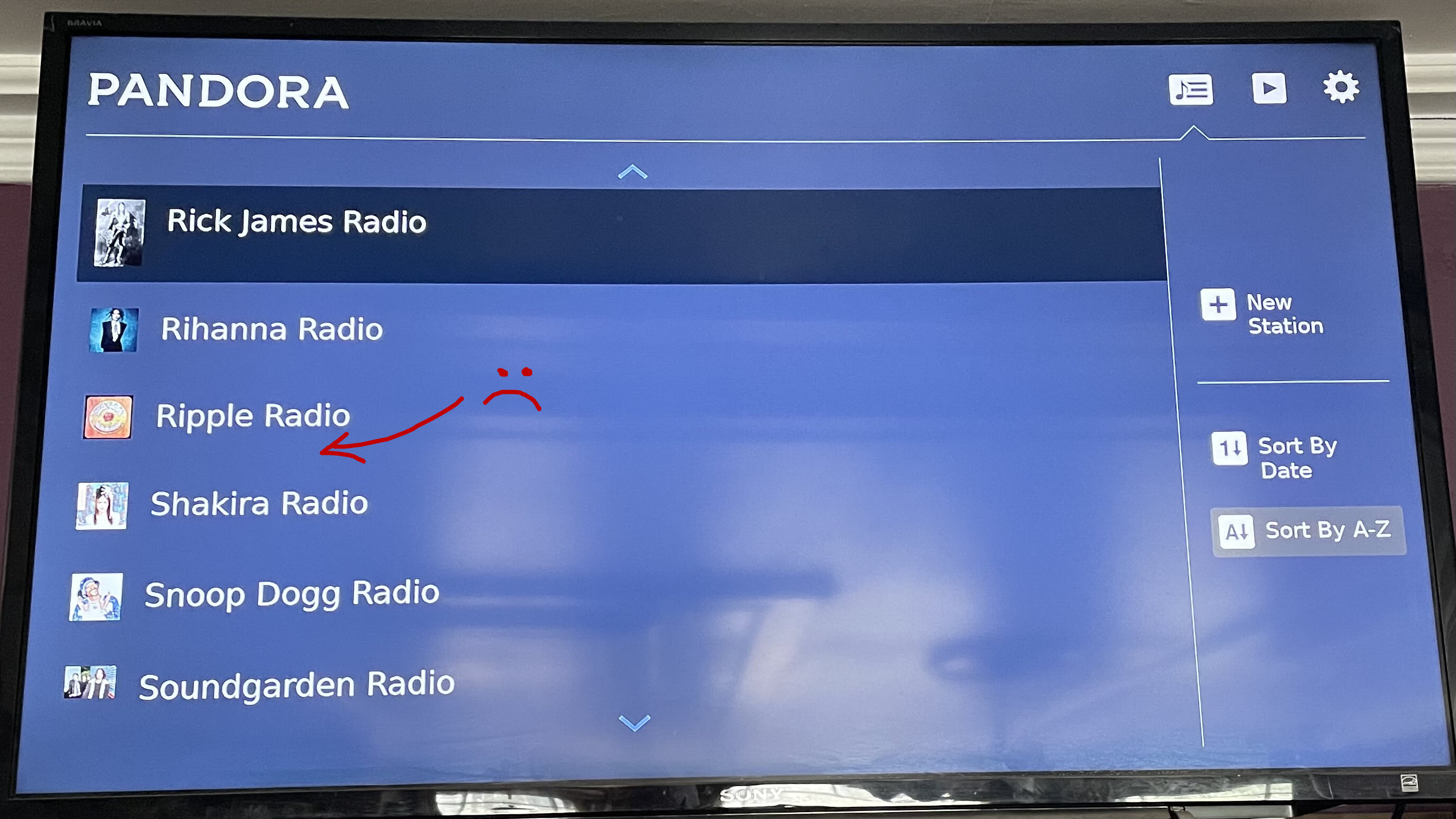 pandora radio station
