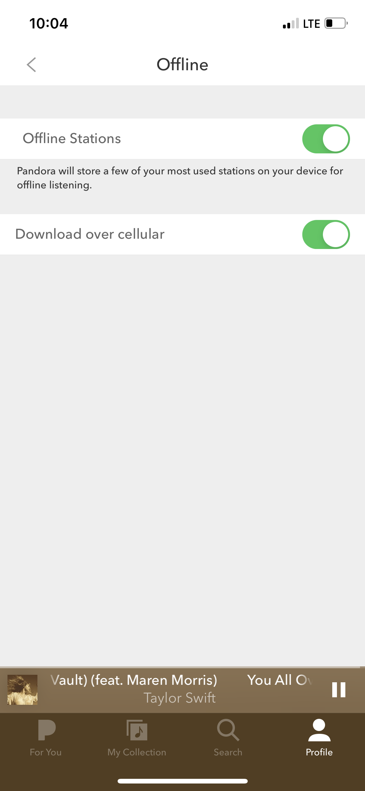 Trouble with Offline Mode on Plus Pandora Community
