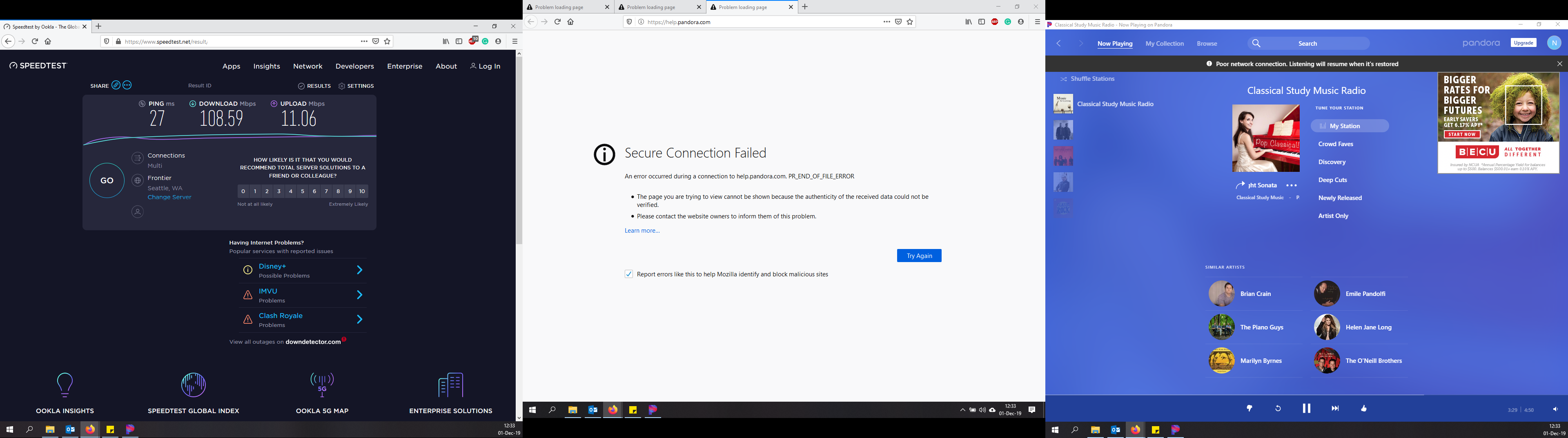 Solved Poor Network Connection Error On Desktop App Pandora Community