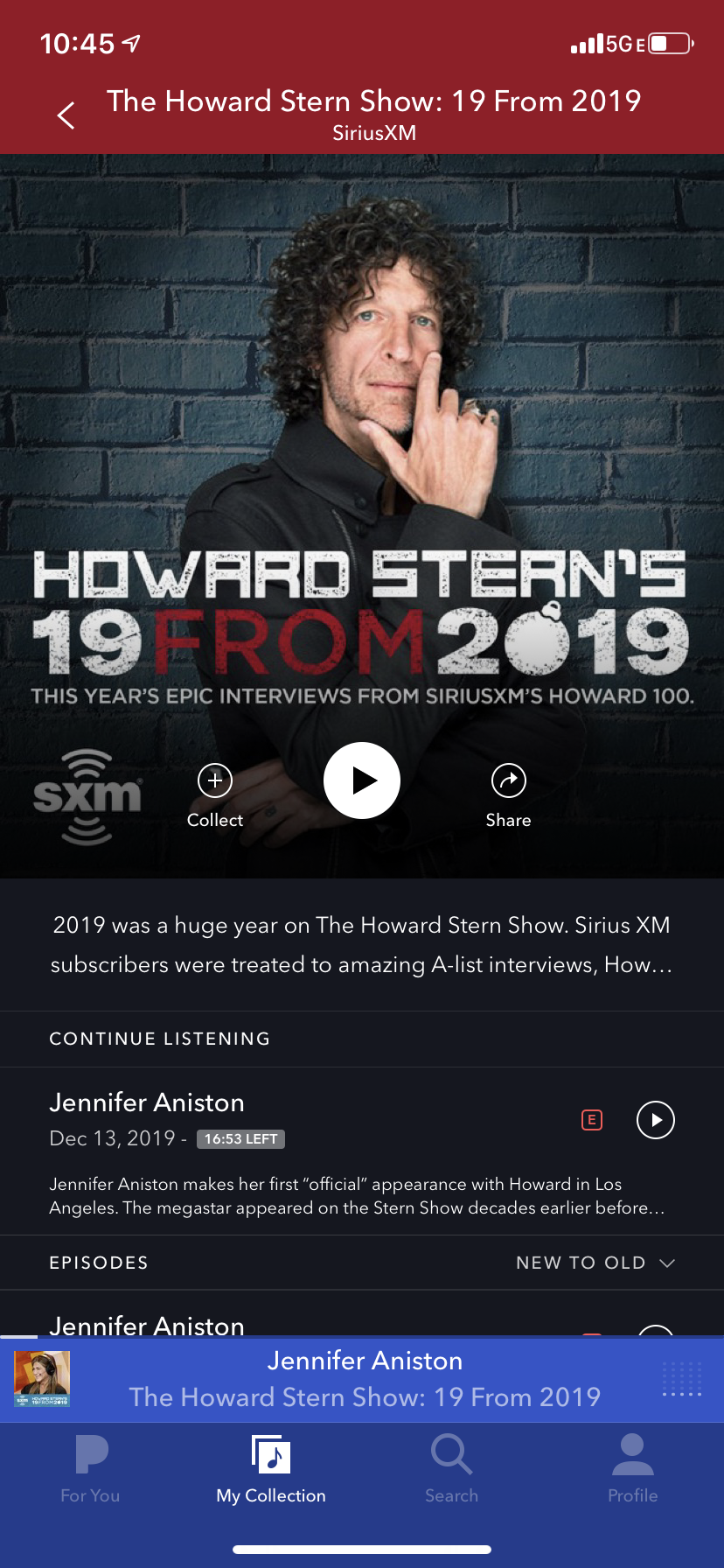 Unable to remove Howard Stern podcast - Pandora Community