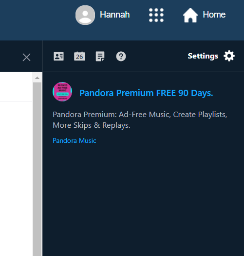 Also showed up in side banner in my yahoo mail.
