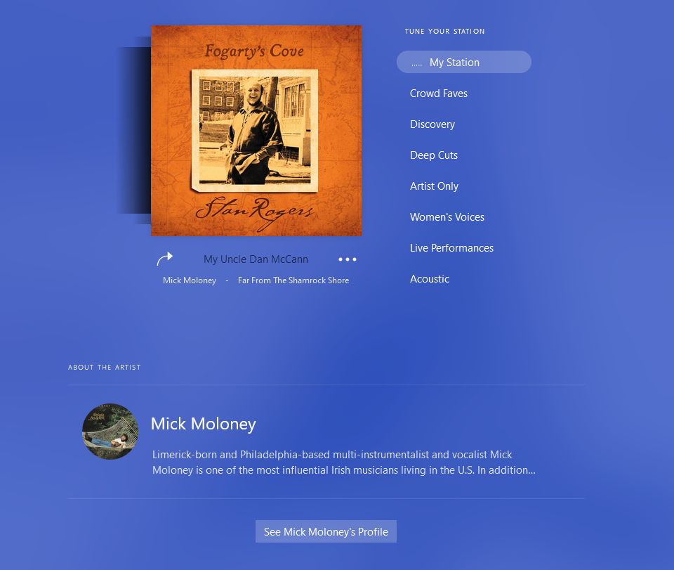 Not playing the song listed