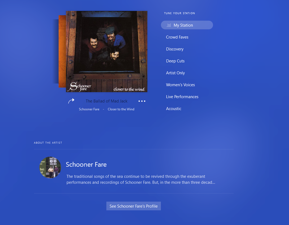 Once it starts playing after the previous